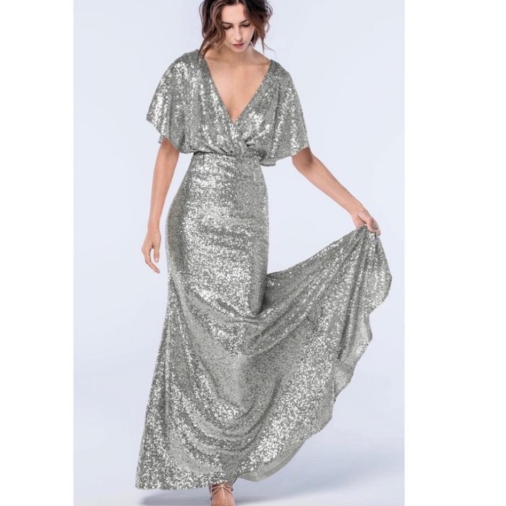 Watters Elson Chrome Bridesmaid dress